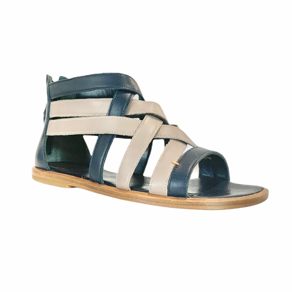.HENRY CUIR  Sandals NEW